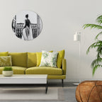 DRESS OF DREAMS Runde Wanddekoration Ø 69 cm