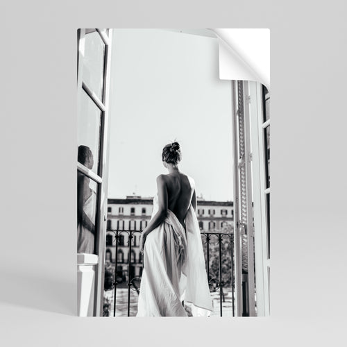 DRESS OF DREAMS Selbstklebendes Poster - Hochformat