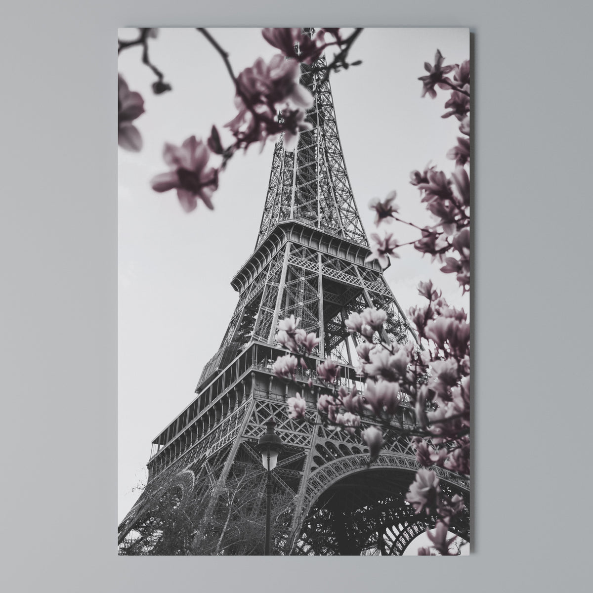EIFFEL IN BLOOM Vertical Canvas Print