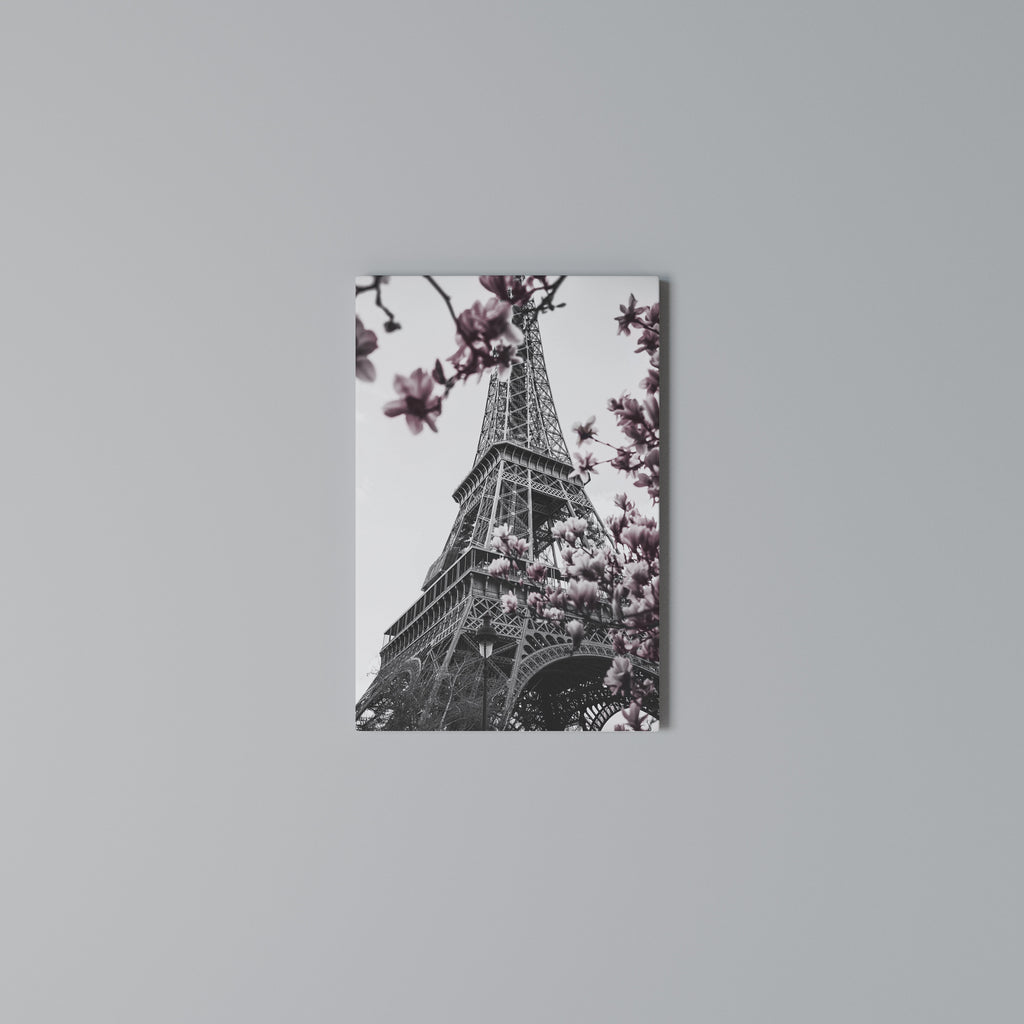 EIFFEL IN BLOOM Vertical Canvas Print