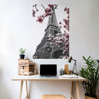 EIFFEL IN BLOOM Selbstklebendes Poster - Hochformat