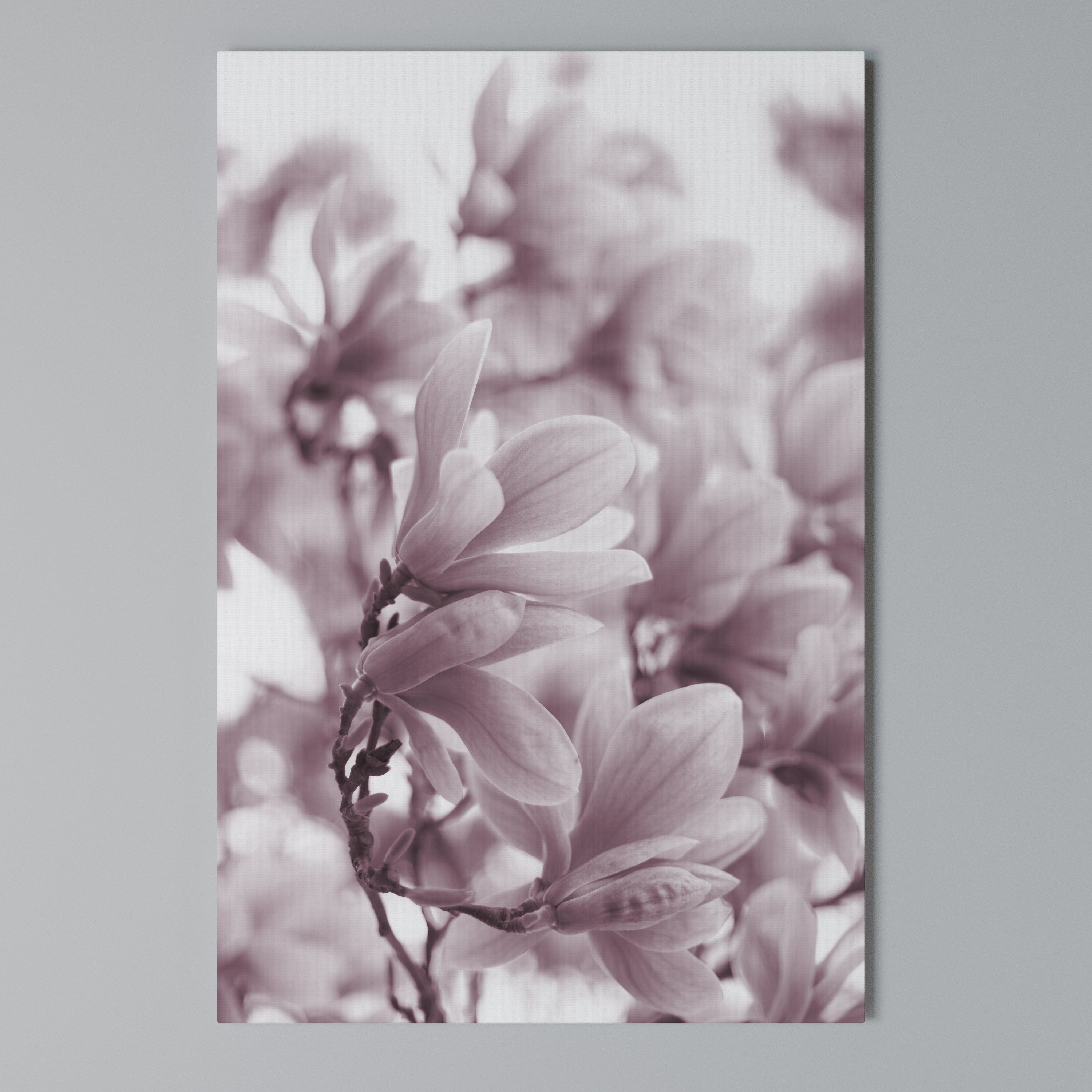 PINK BLOSSOM DREAM Vertical Canvas Print