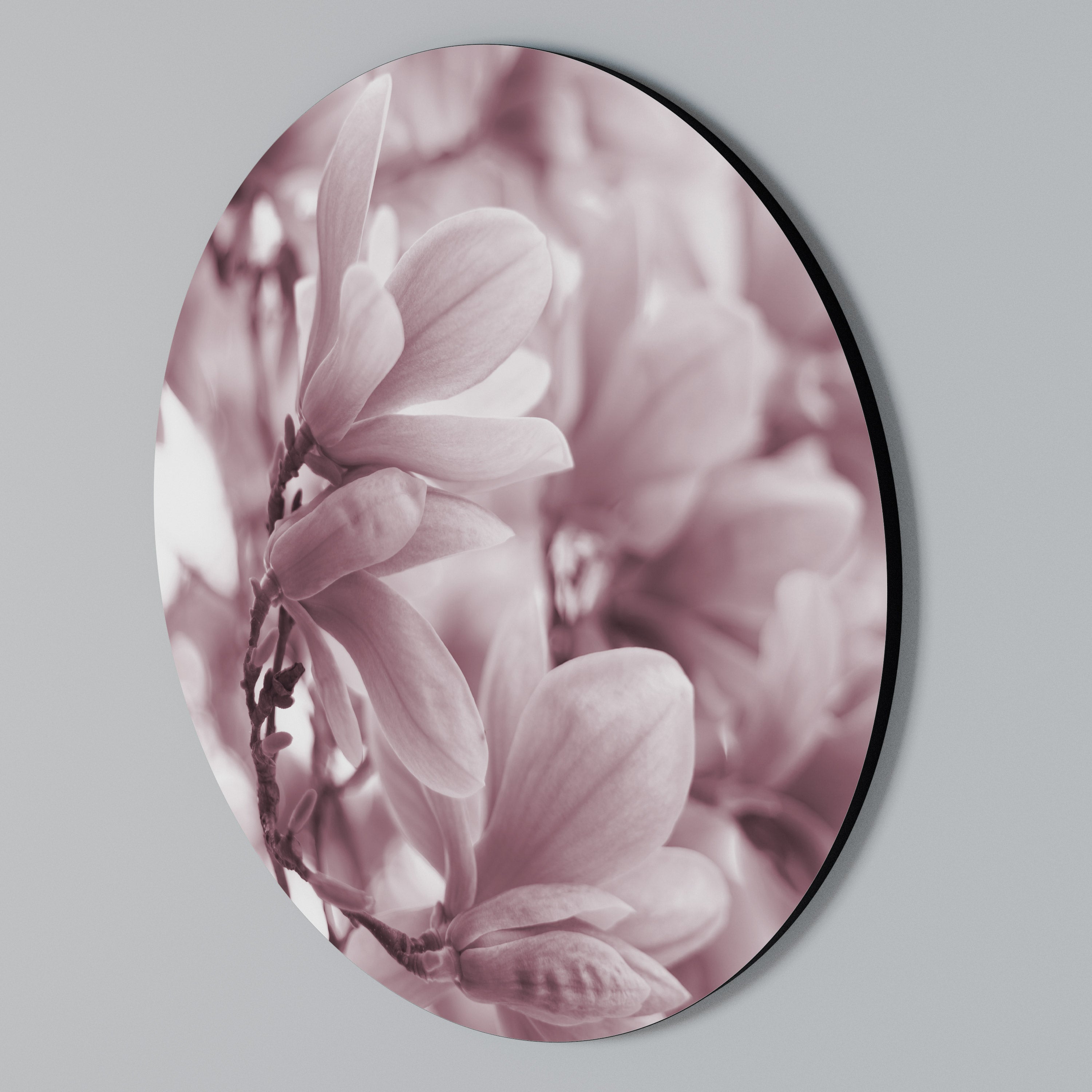 PINK BLOSSOM DREAM Round Wall Art