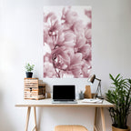 PINK BLOSSOM DREAM Selbstklebendes Poster - Hochformat