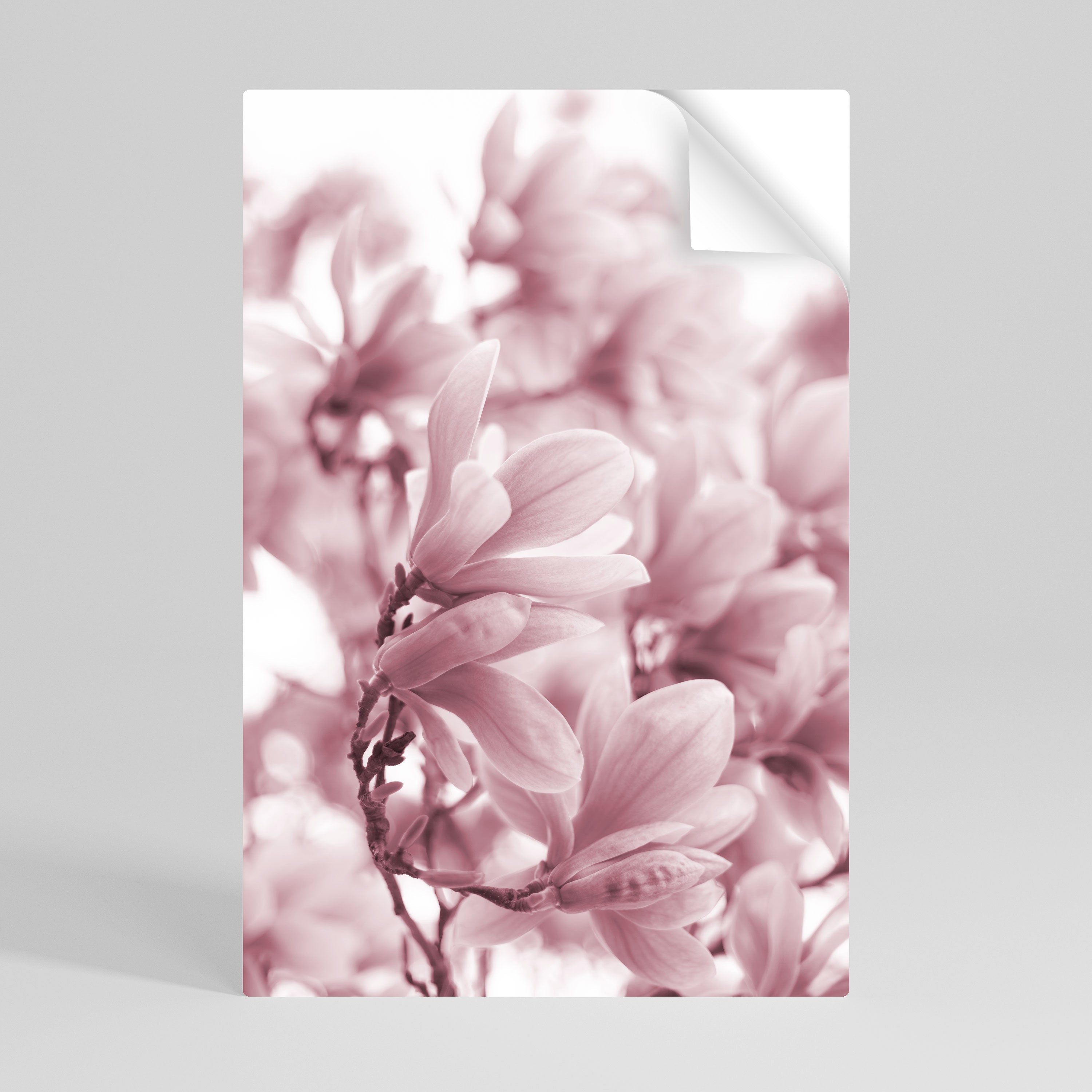 PINK BLOSSOM DREAM Vertikales Poster zum Abziehen und Aufkleben
