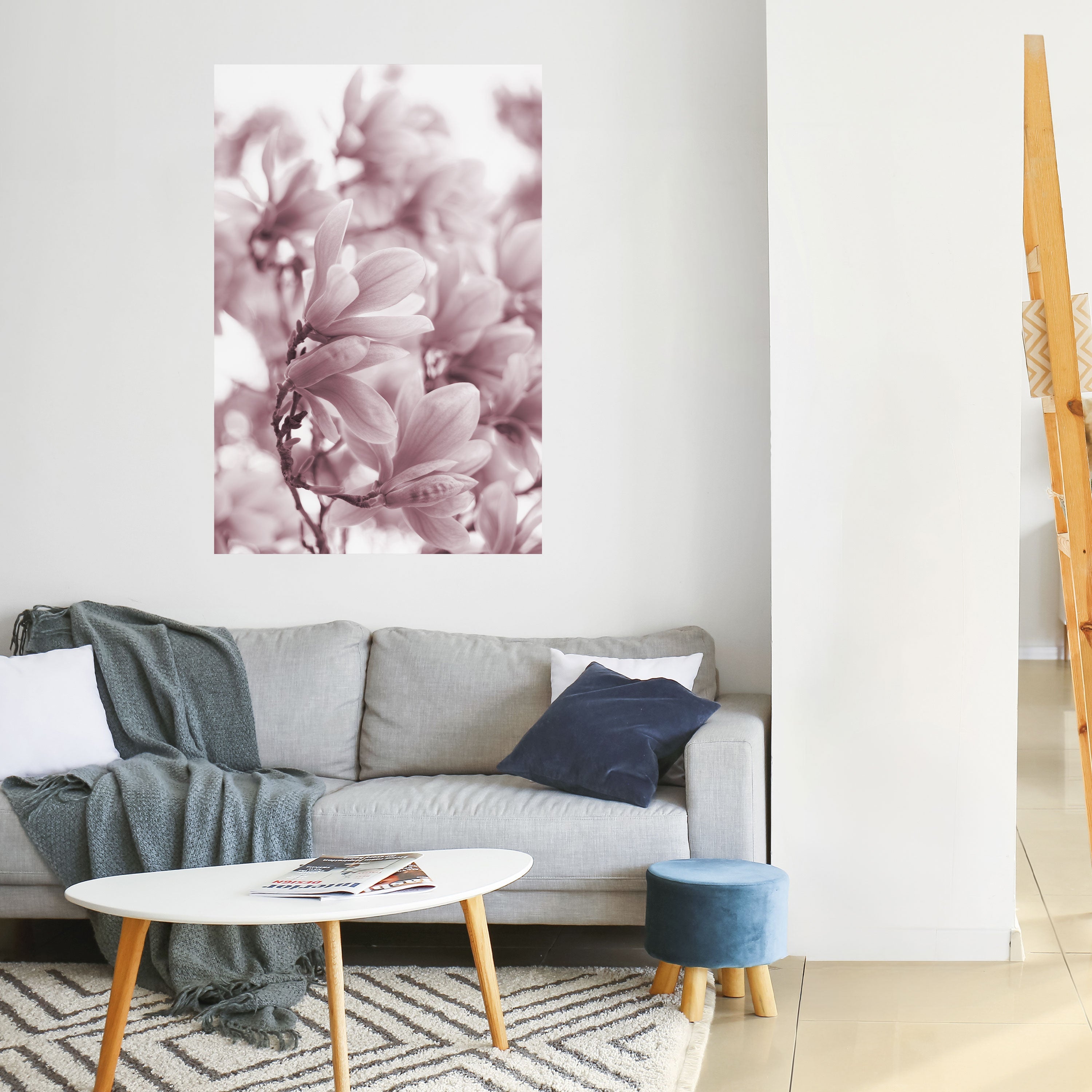 PINK BLOSSOM DREAM Vertikales Poster zum Abziehen und Aufkleben