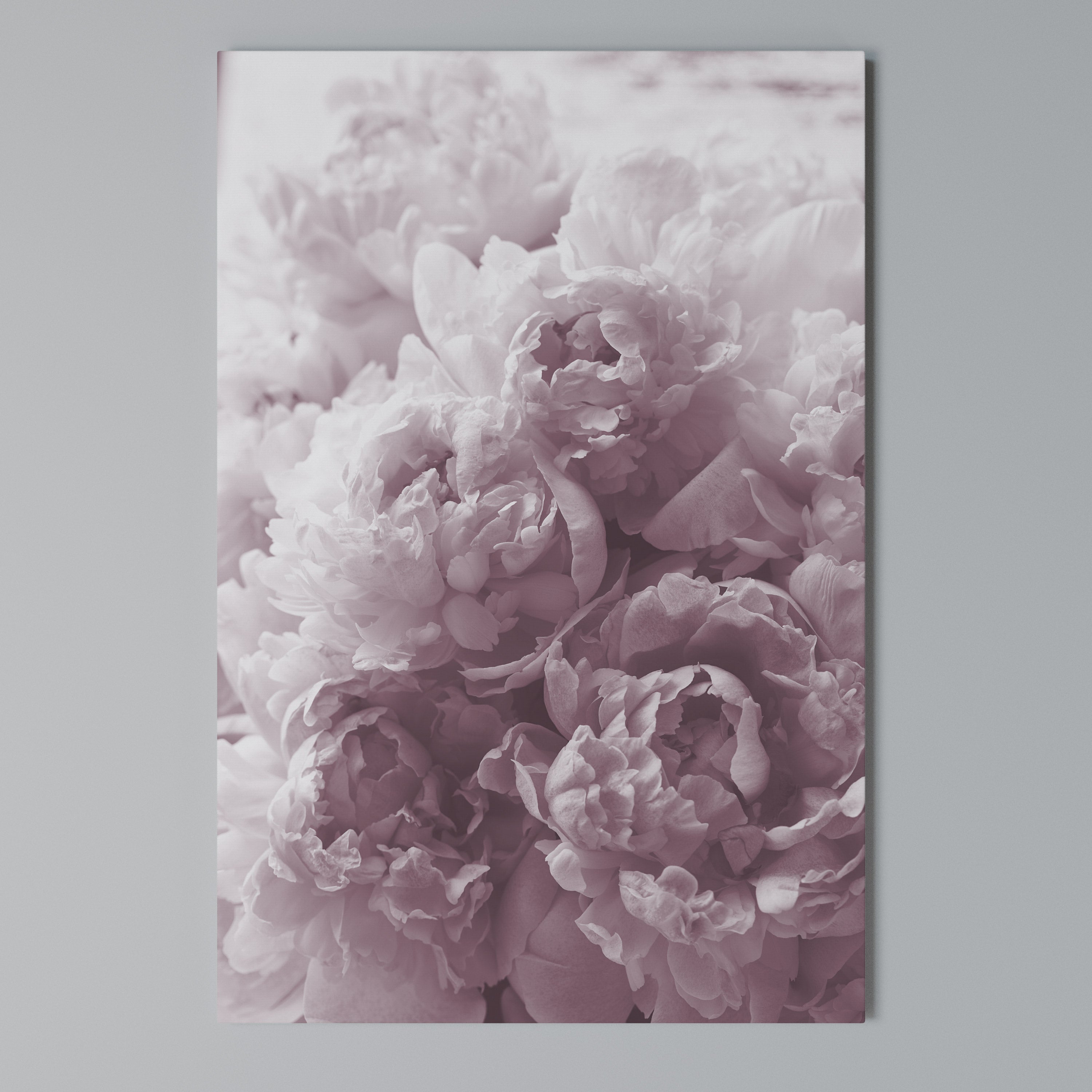BLUSHED SERENITY Vertical Canvas Print