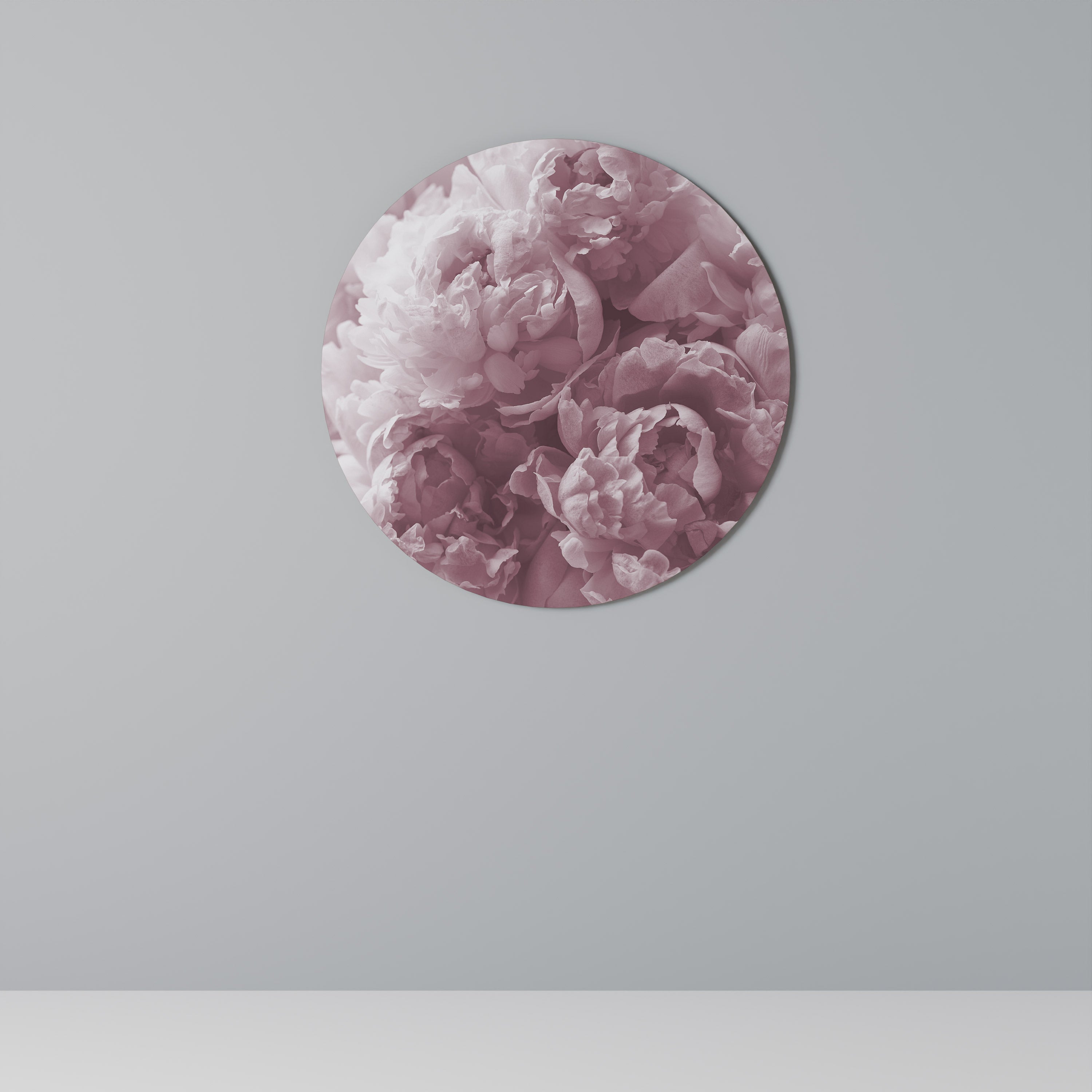 BLUSHED SERENITY Runde Wanddekoration Ø 69 cm