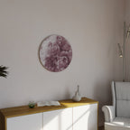 BLUSHED SERENITY Round Wall Art