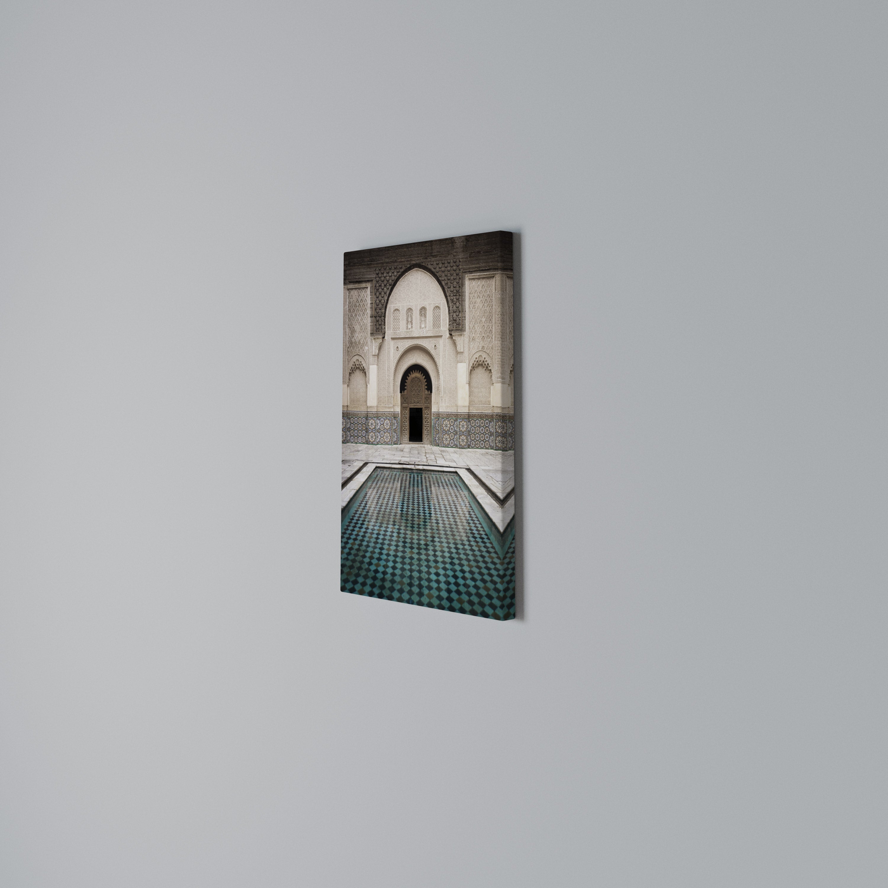 MYSTIC ENTRANCE Vertical Canvas Print