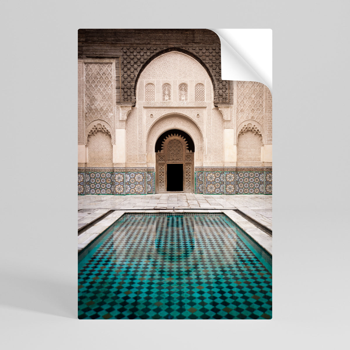 MYSTIC ENTRANCE Selbstklebendes Poster - Hochformat