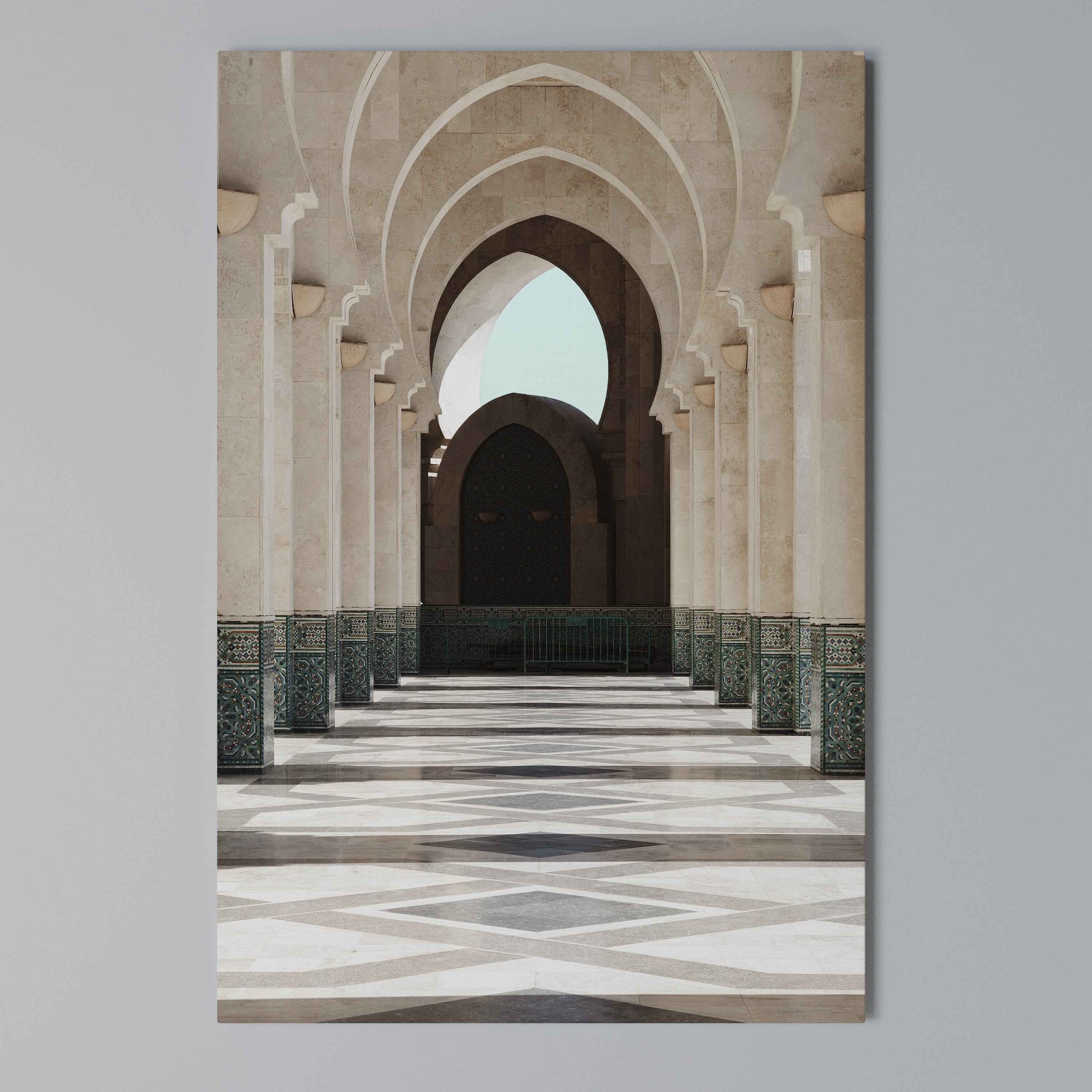 ARCHES OF SERENITY Vertical Canvas Print