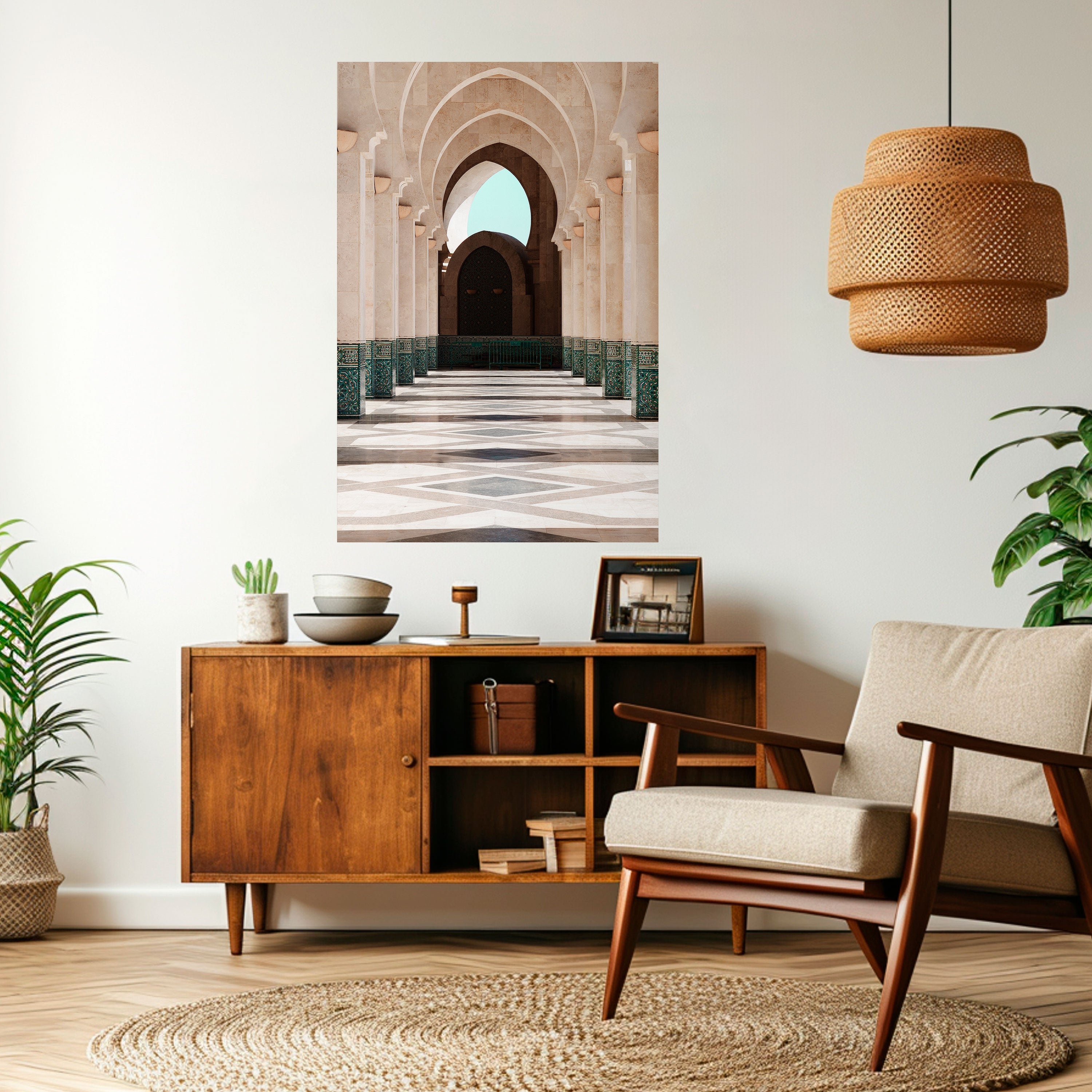 ARCHES OF SERENITY Vertikales Poster zum Abziehen und Aufkleben