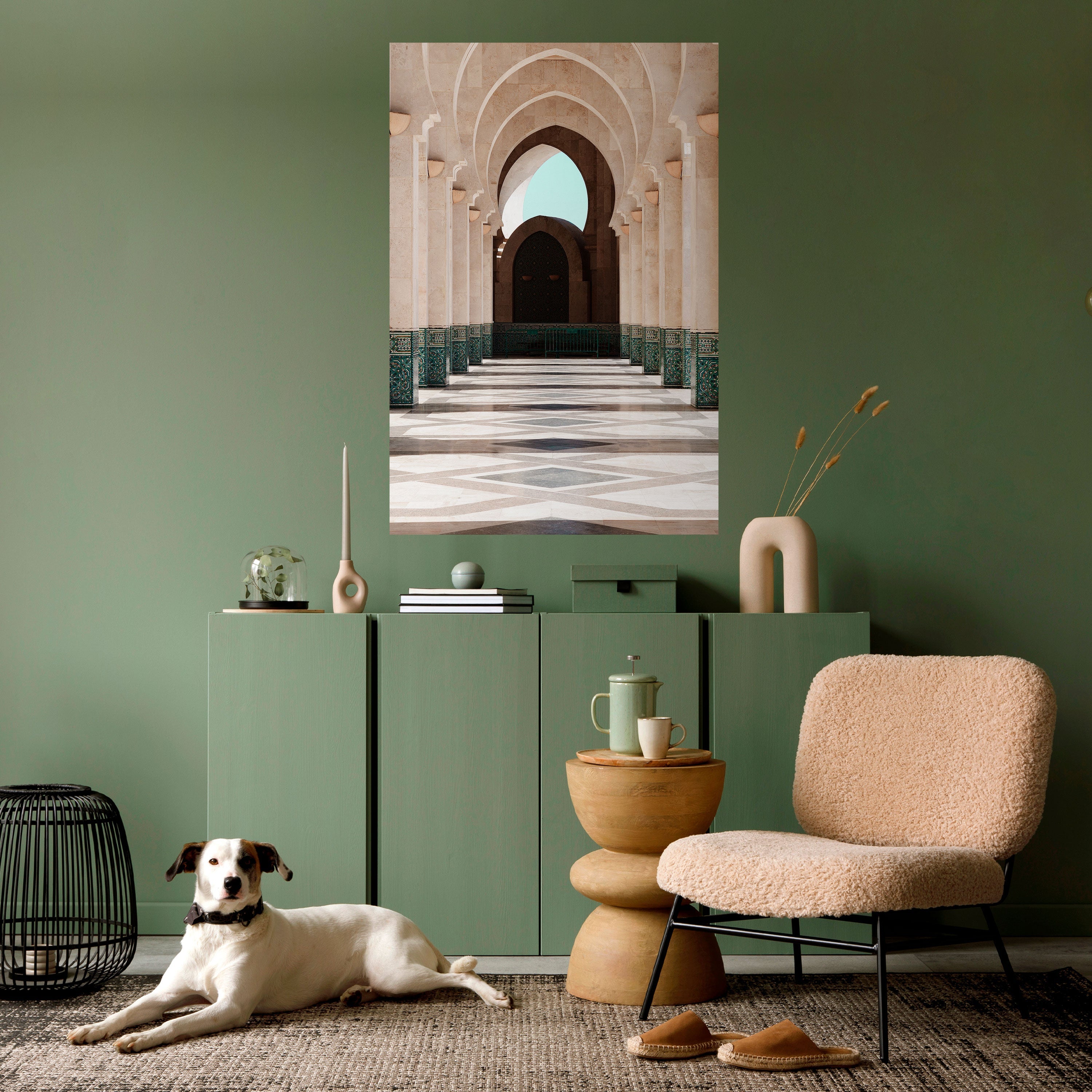 ARCHES OF SERENITY Vertikales Poster zum Abziehen und Aufkleben