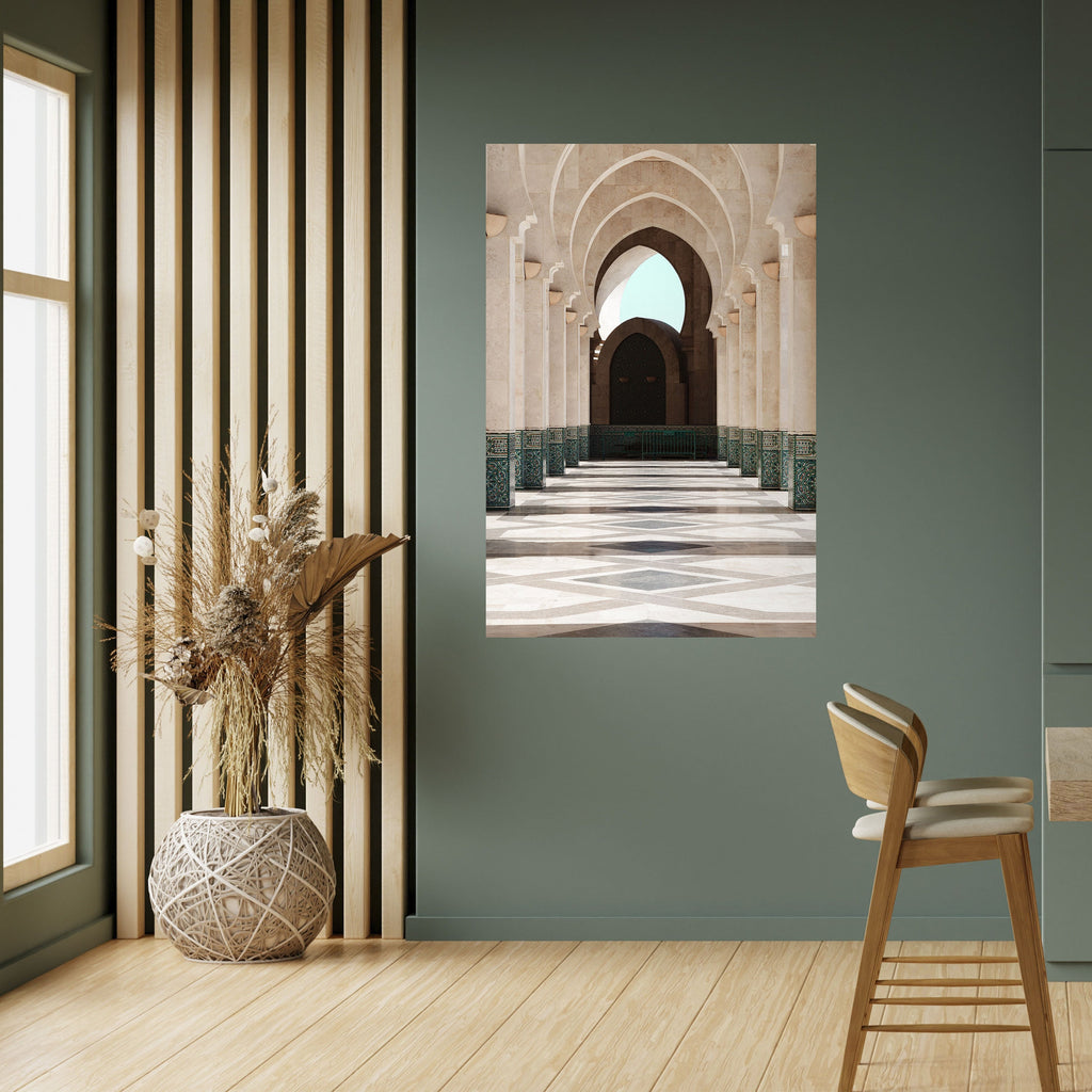 ARCHES OF SERENITY Vertikales Poster zum Abziehen und Aufkleben