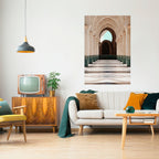 ARCHES OF SERENITY Selbstklebendes Poster - Hochformat