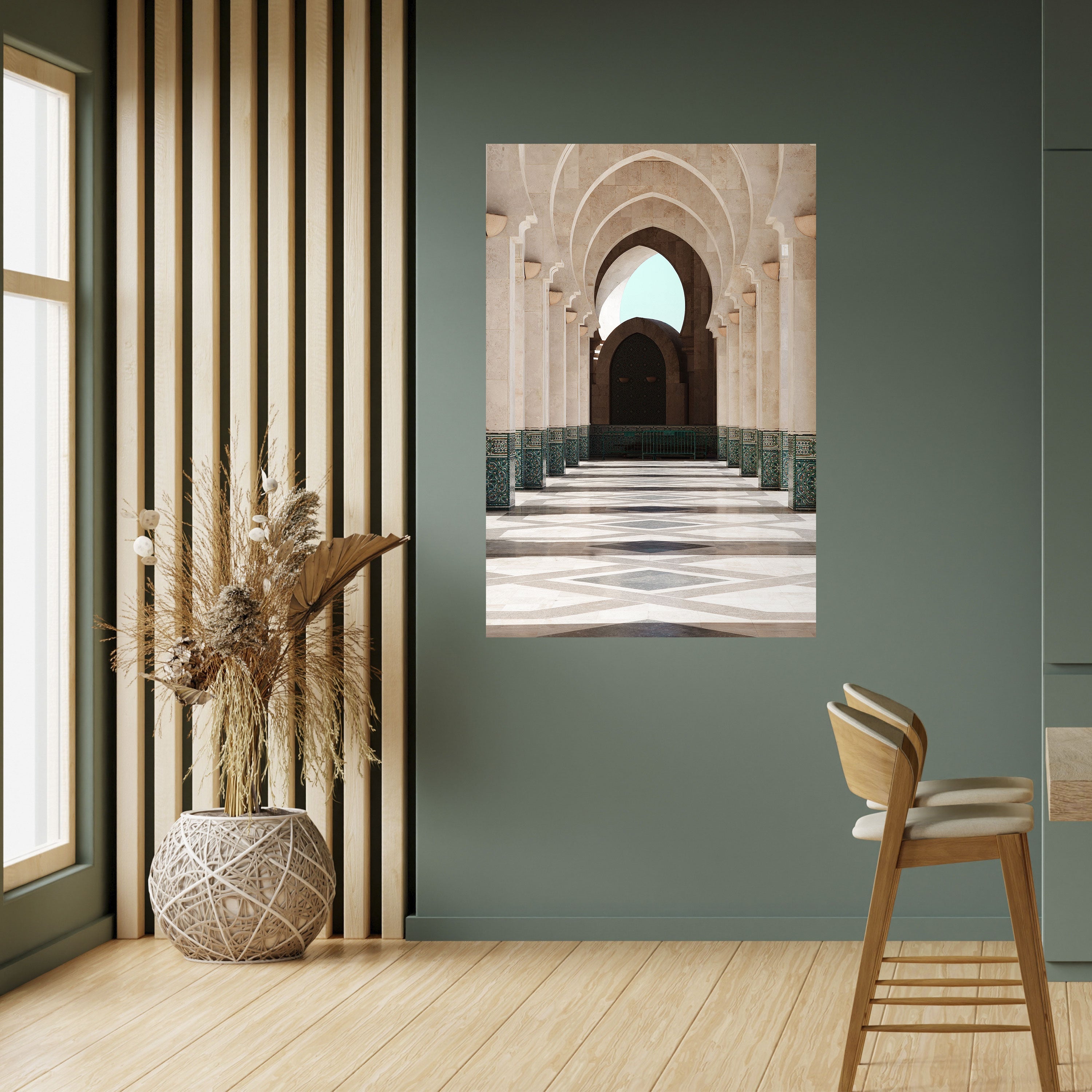 ARCHES OF SERENITY Vertikales Poster zum Abziehen und Aufkleben