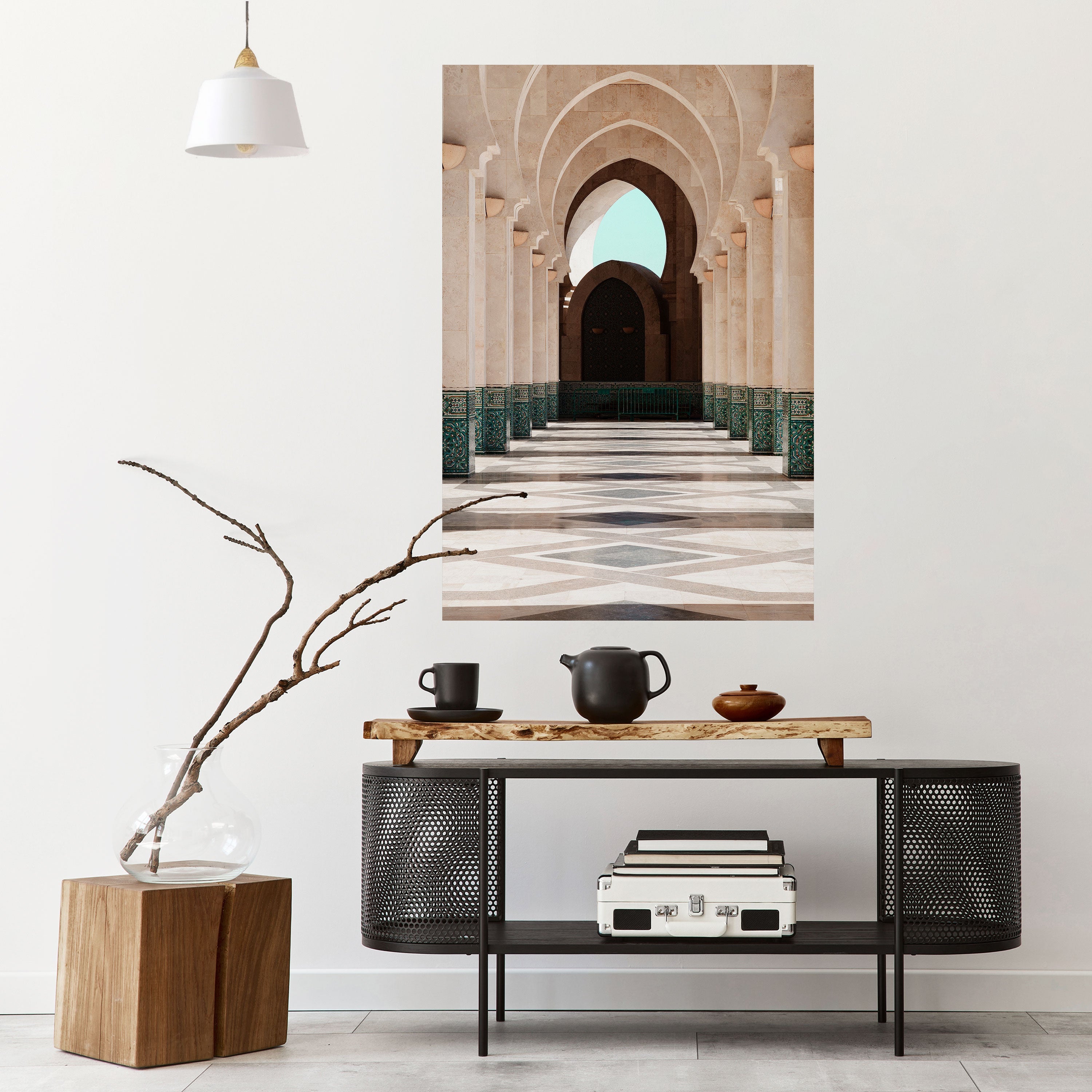 ARCHES OF SERENITY Vertikales Poster zum Abziehen und Aufkleben
