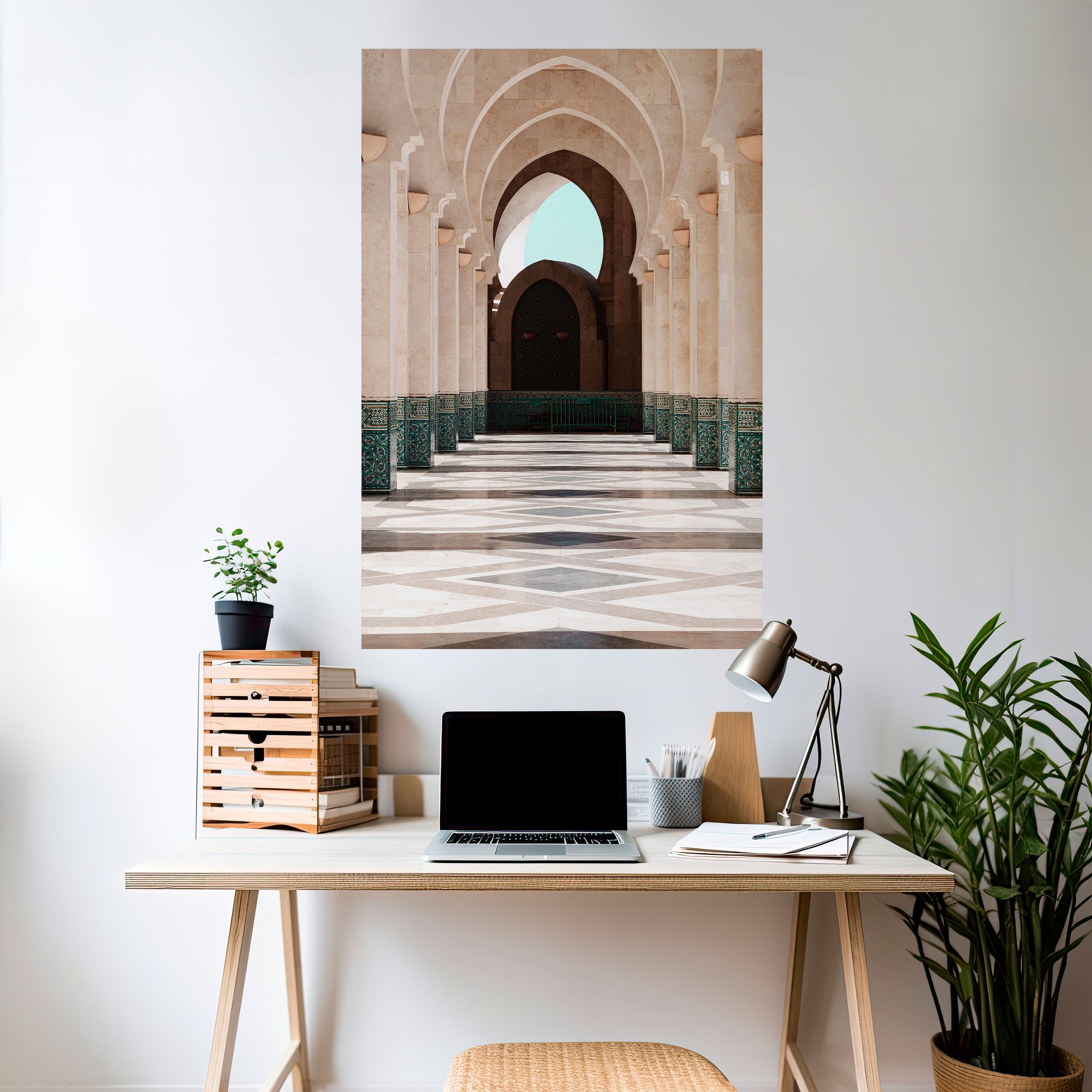 ARCHES OF SERENITY Vertikales Poster zum Abziehen und Aufkleben
