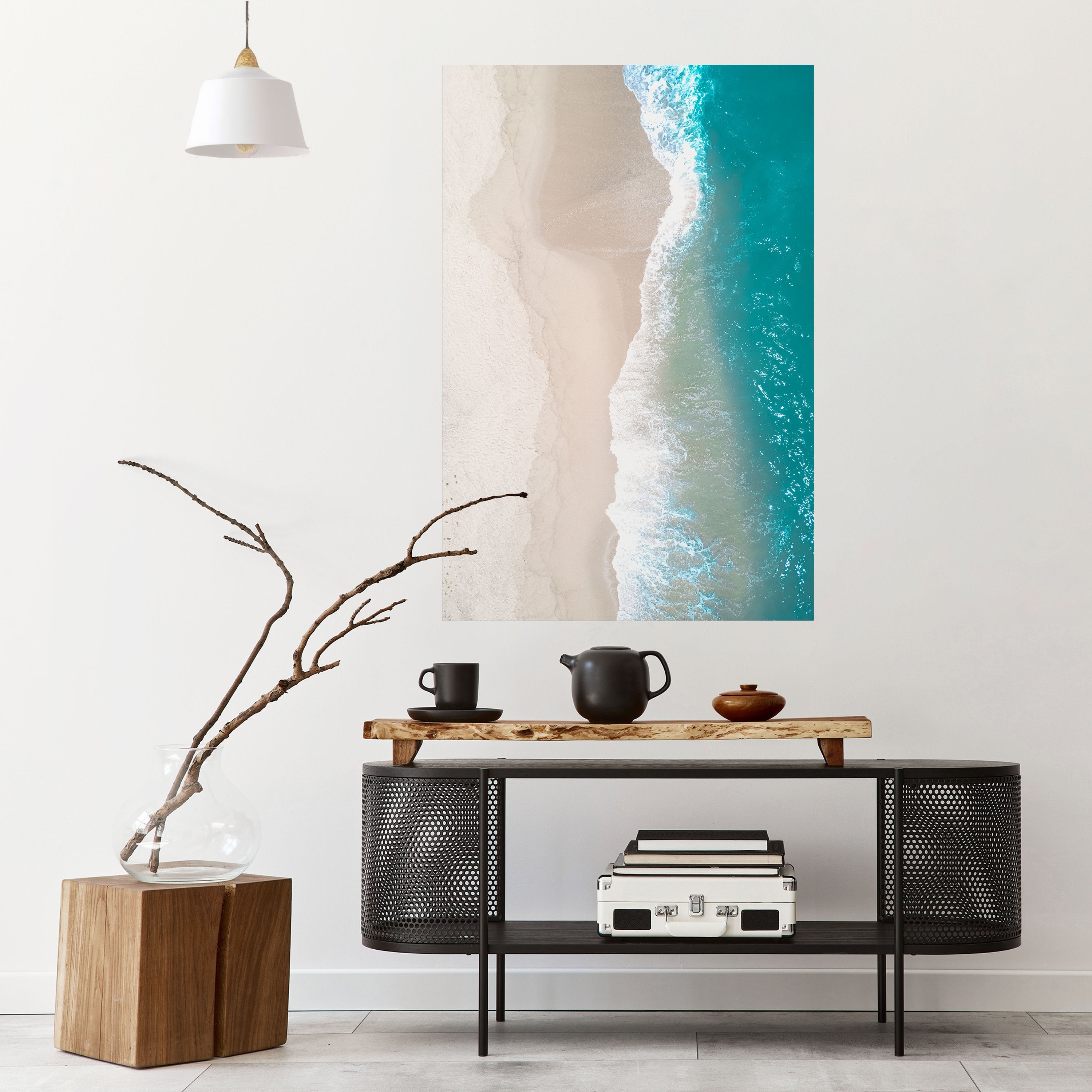 SAND AND SEA HARMONY Vertikales Poster zum Abziehen und Aufkleben