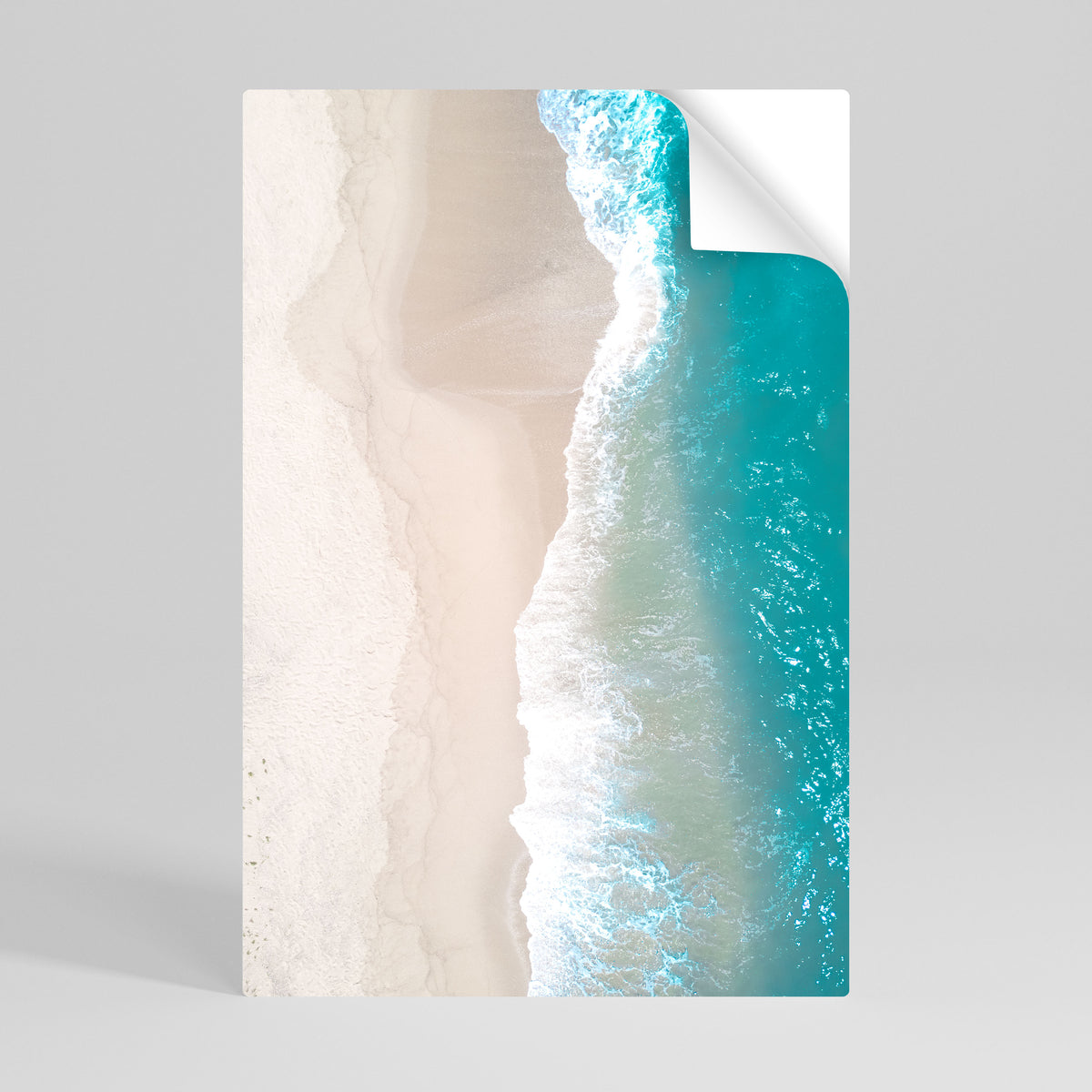 SAND AND SEA HARMONY Selbstklebendes Poster - Hochformat