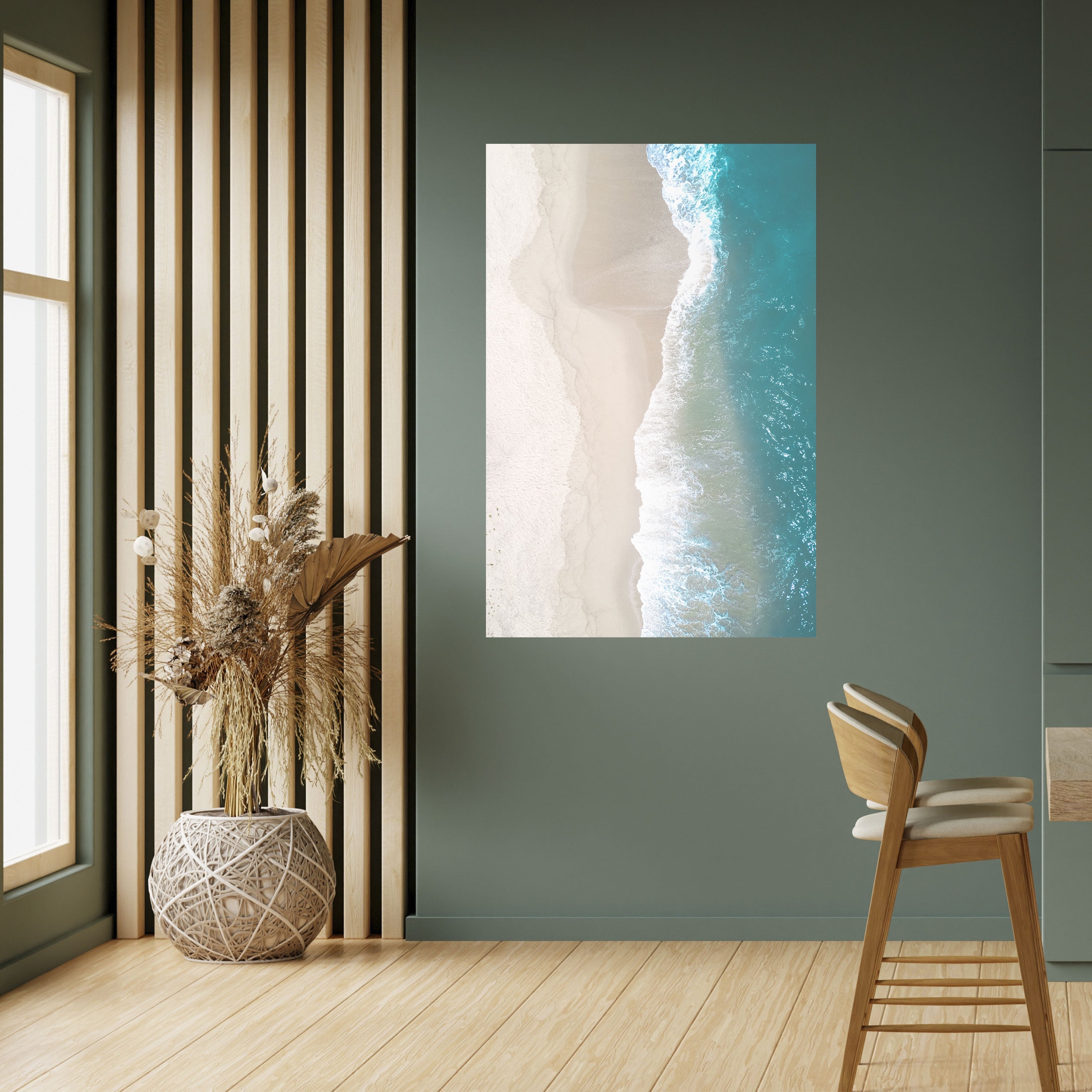 SAND AND SEA HARMONY Vertikales Poster zum Abziehen und Aufkleben