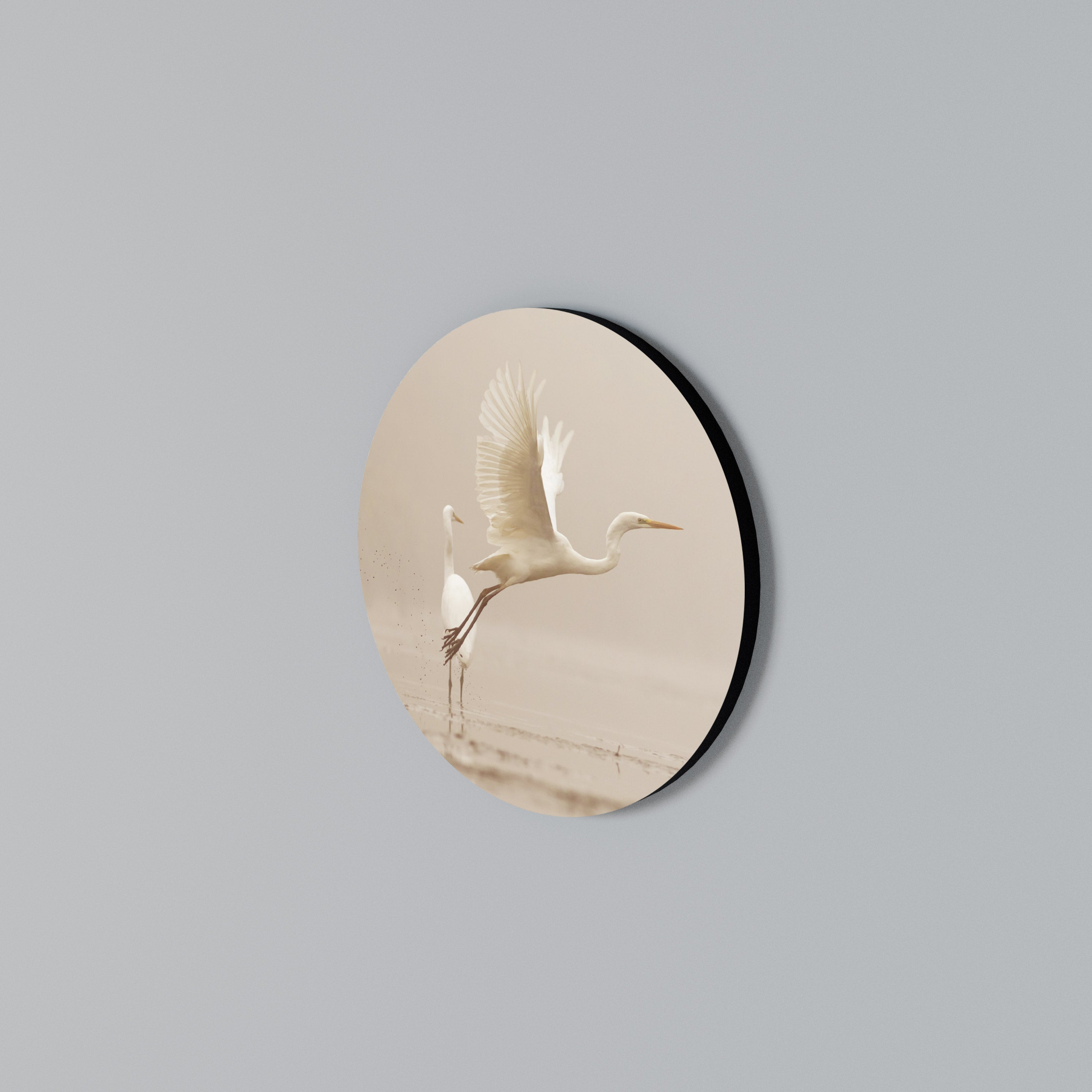 ELEGANT ASCENT Round Wall Art