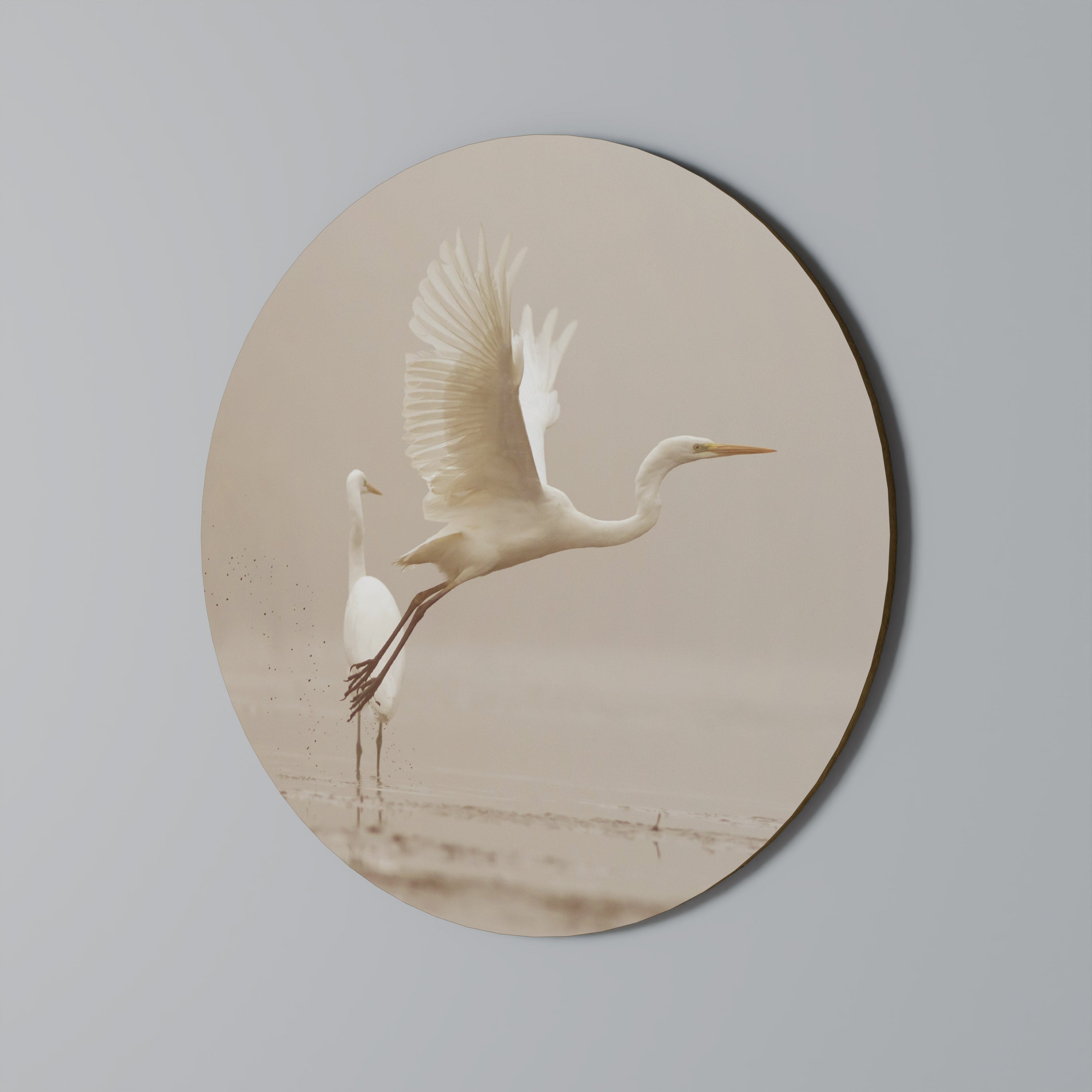 ELEGANT ASCENT Runde Wanddekoration Ø 69 cm