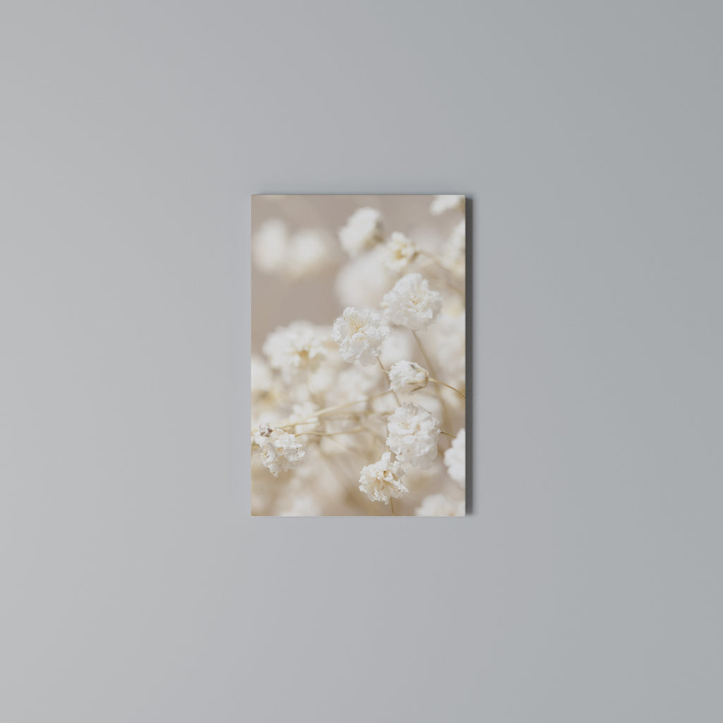 GHOSTLY BLOOM Vertical Canvas Print