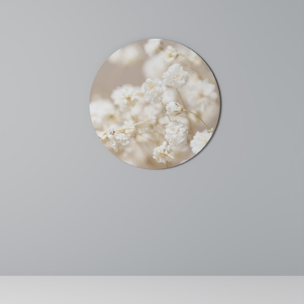 GHOSTLY BLOOM Runde Wanddekoration Ø 69 cm