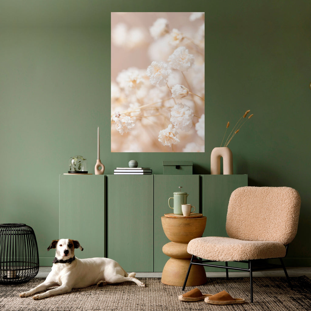 GHOSTLY BLOOM Vertikales Poster zum Abziehen und Aufkleben