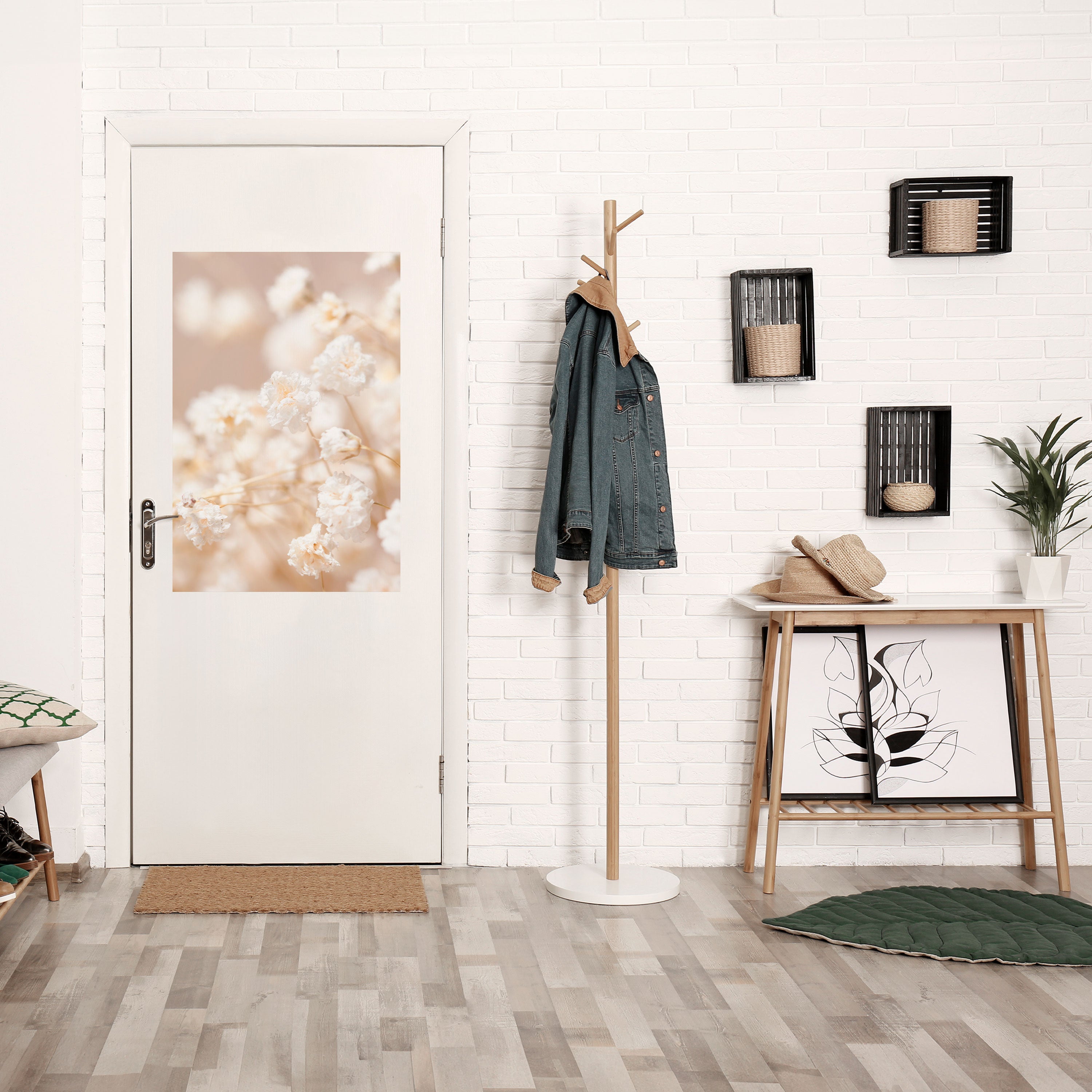 GHOSTLY BLOOM Vertikales Poster zum Abziehen und Aufkleben