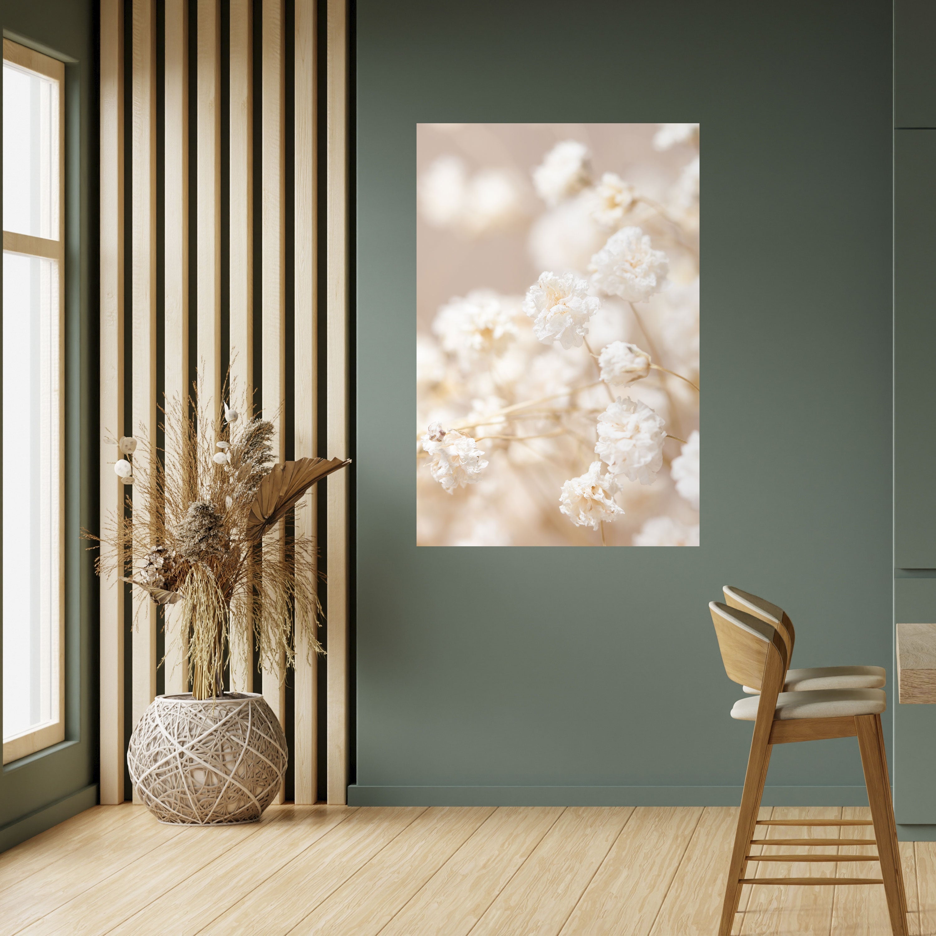 GHOSTLY BLOOM Vertikales Poster zum Abziehen und Aufkleben