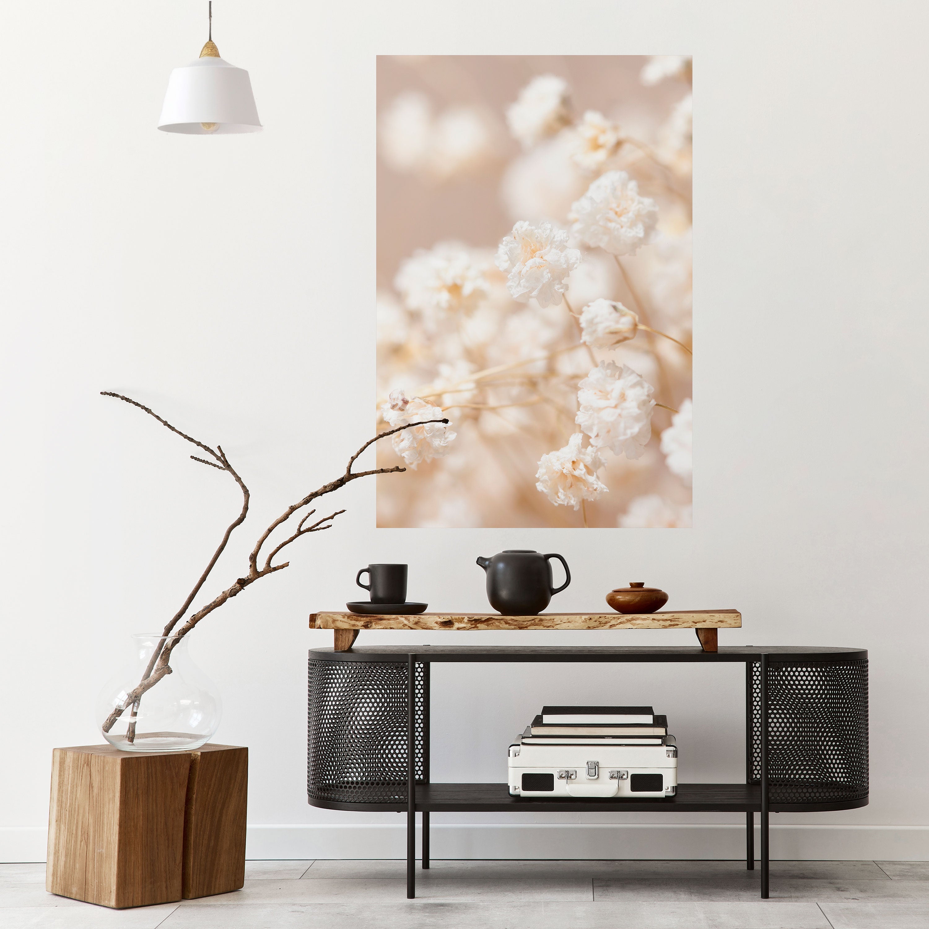 GHOSTLY BLOOM Vertikales Poster zum Abziehen und Aufkleben