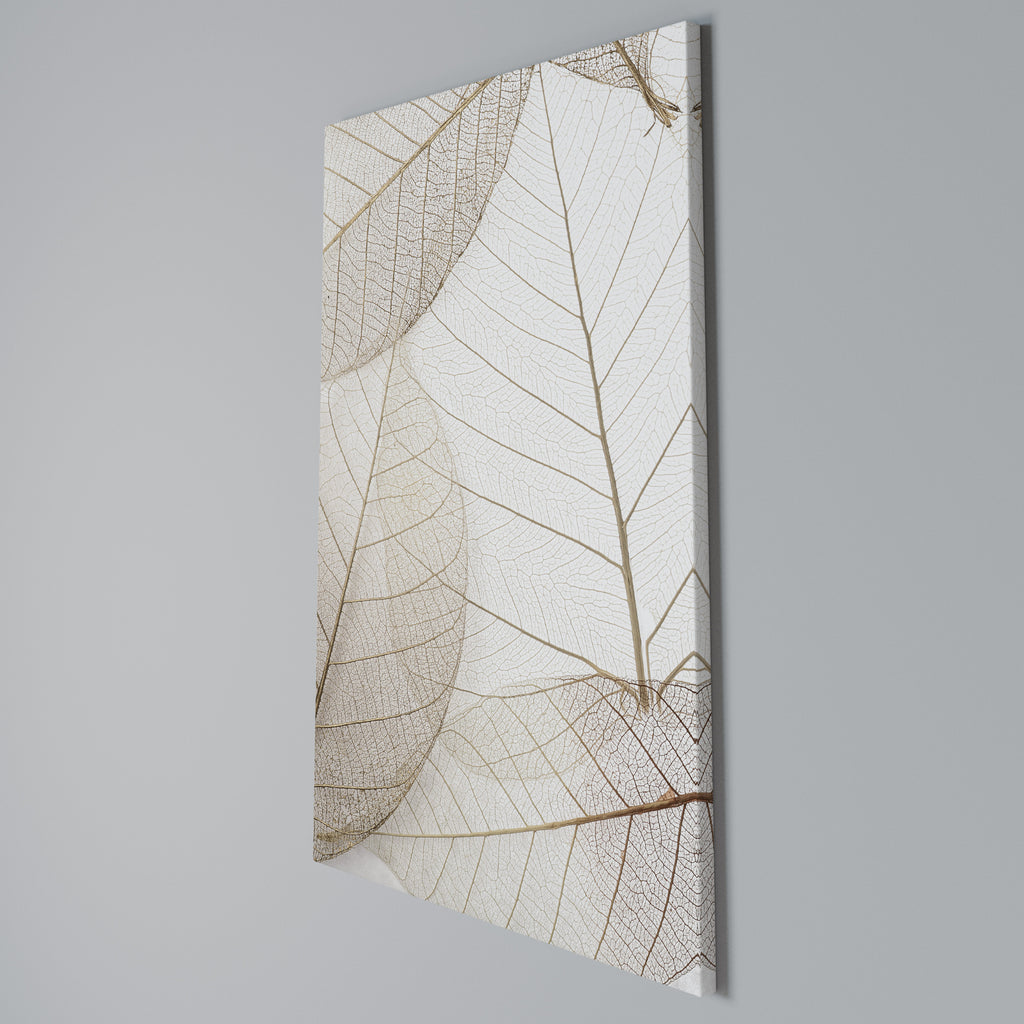 ETHEREAL VEINED GRACE Vertical Canvas Print