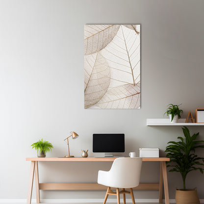 ETHEREAL VEINED GRACE Vertical Canvas Print
