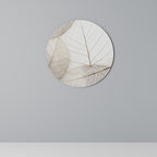 ETHEREAL VEINED GRACE Runde Wanddekoration Ø 69 cm