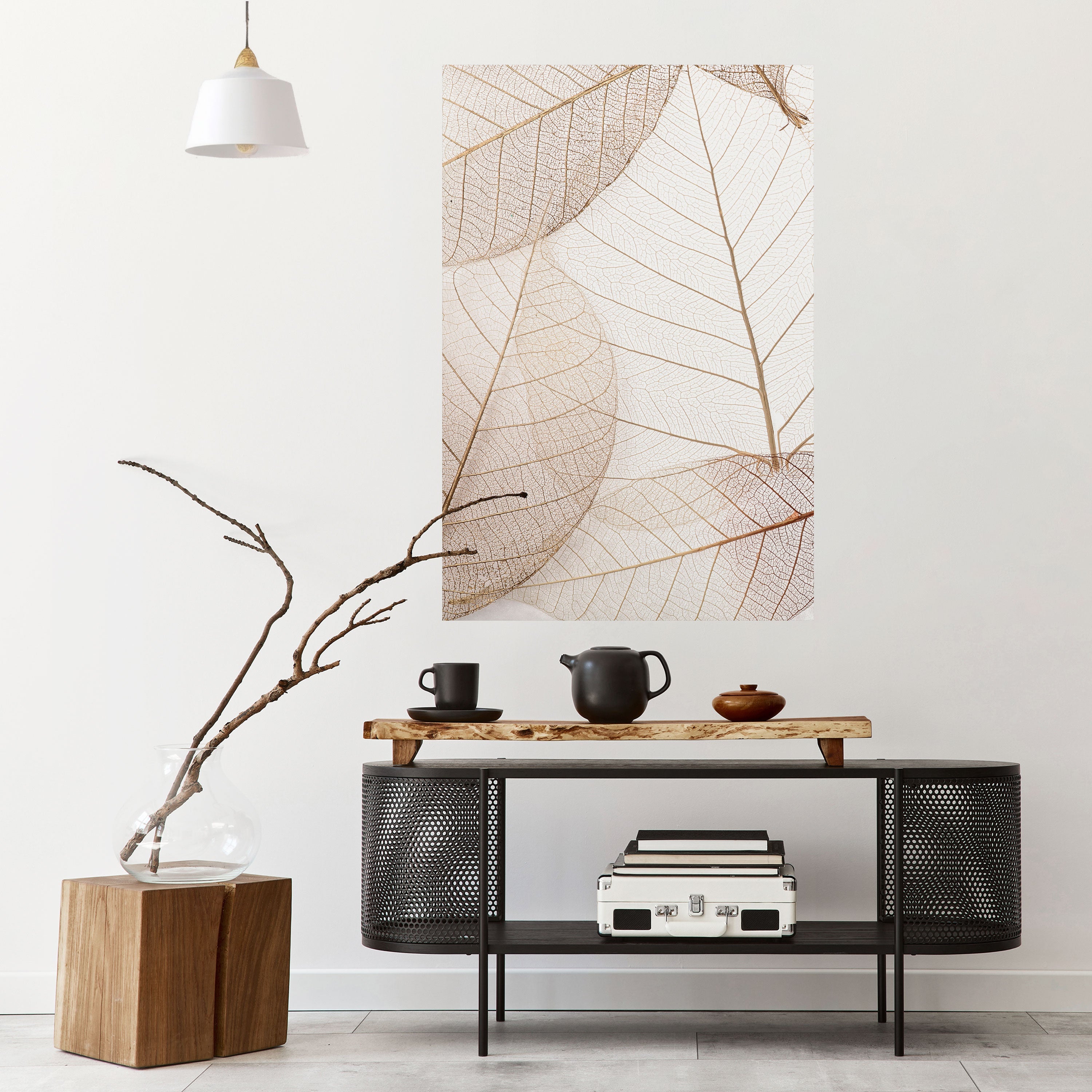 Ethereal Veined Grace Vertikales Poster zum Abziehen und Aufkleben