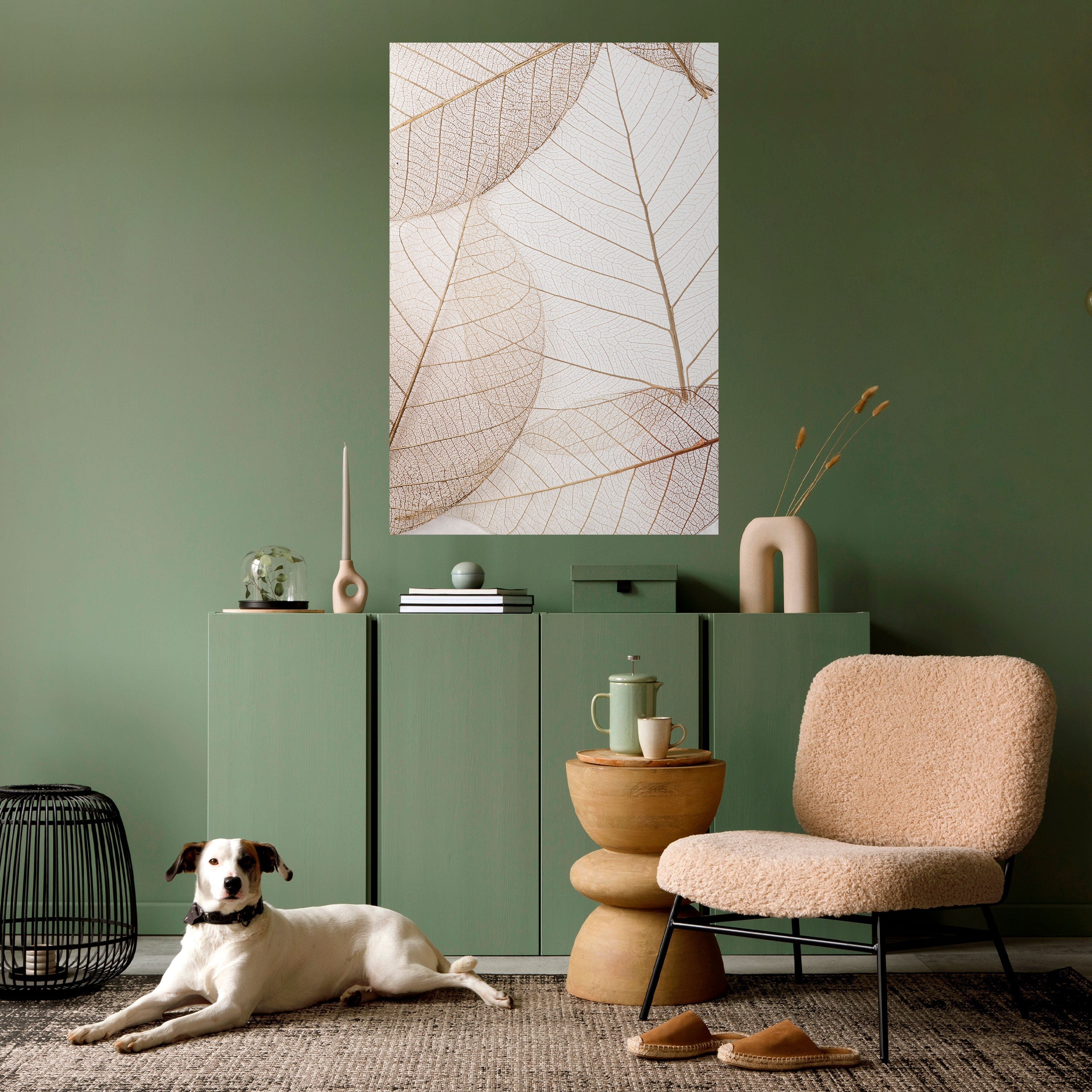 Ethereal Veined Grace Vertikales Poster zum Abziehen und Aufkleben