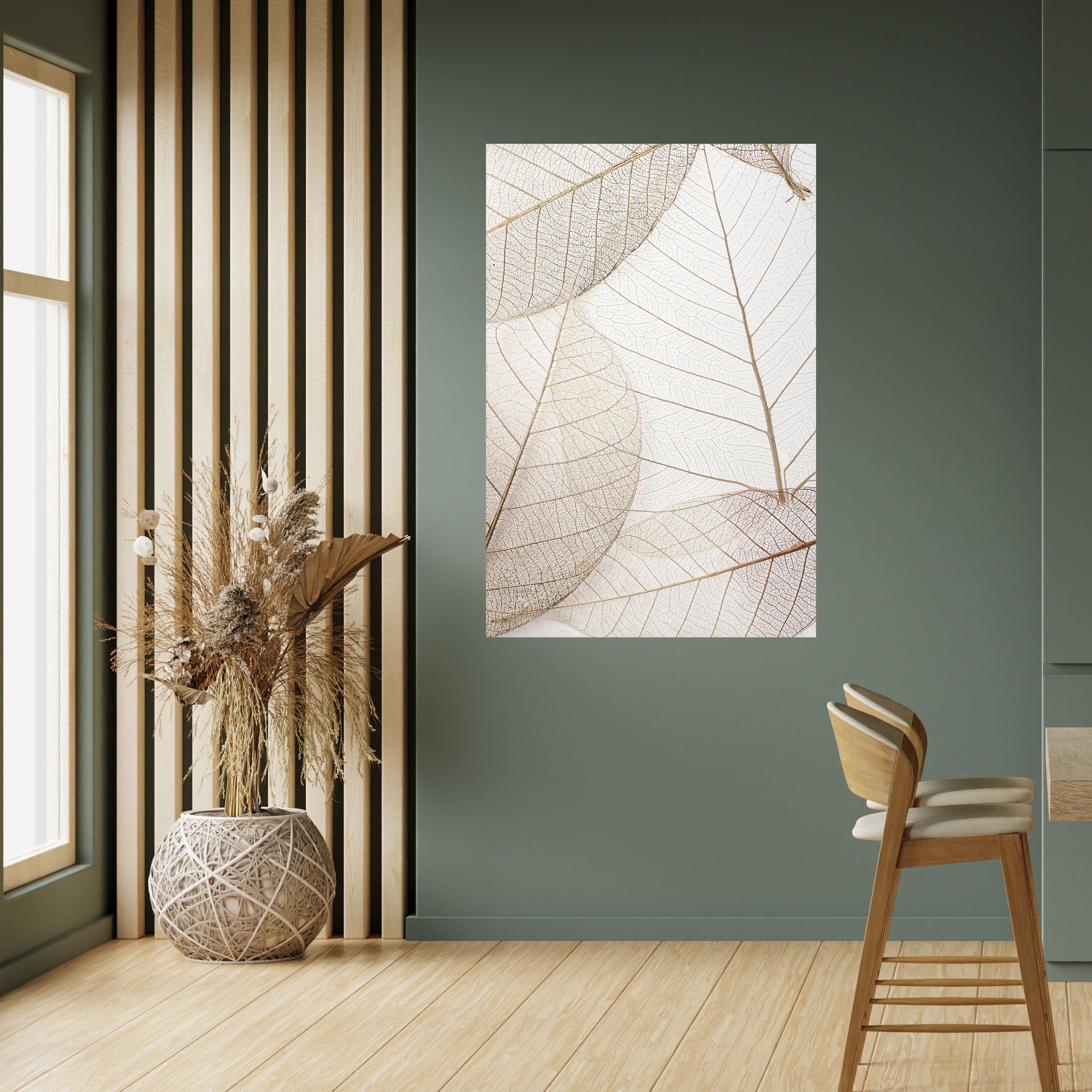 Ethereal Veined Grace Vertikales Poster zum Abziehen und Aufkleben