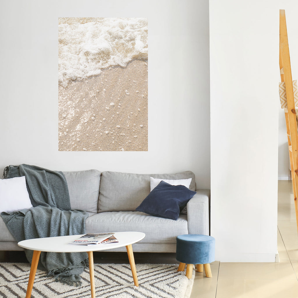 SHIMMERING SHORELINE Vertikales Poster zum Abziehen und Aufkleben