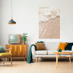 SHIMMERING SHORELINE Selbstklebendes Poster - Hochformat