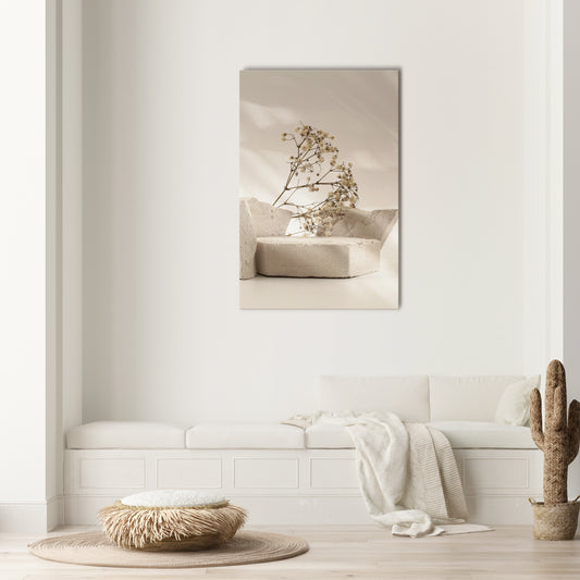 ELEGANT EMBERS Vertical Canvas Print