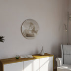 ELEGANT EMBERS Runde Wanddekoration Ø 69 cm