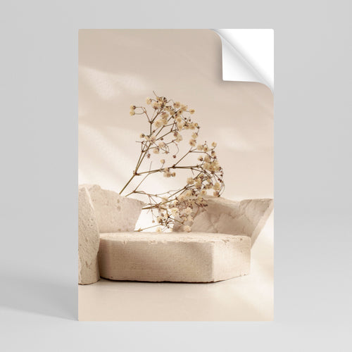 ELEGANT EMBERS Selbstklebendes Poster - Hochformat