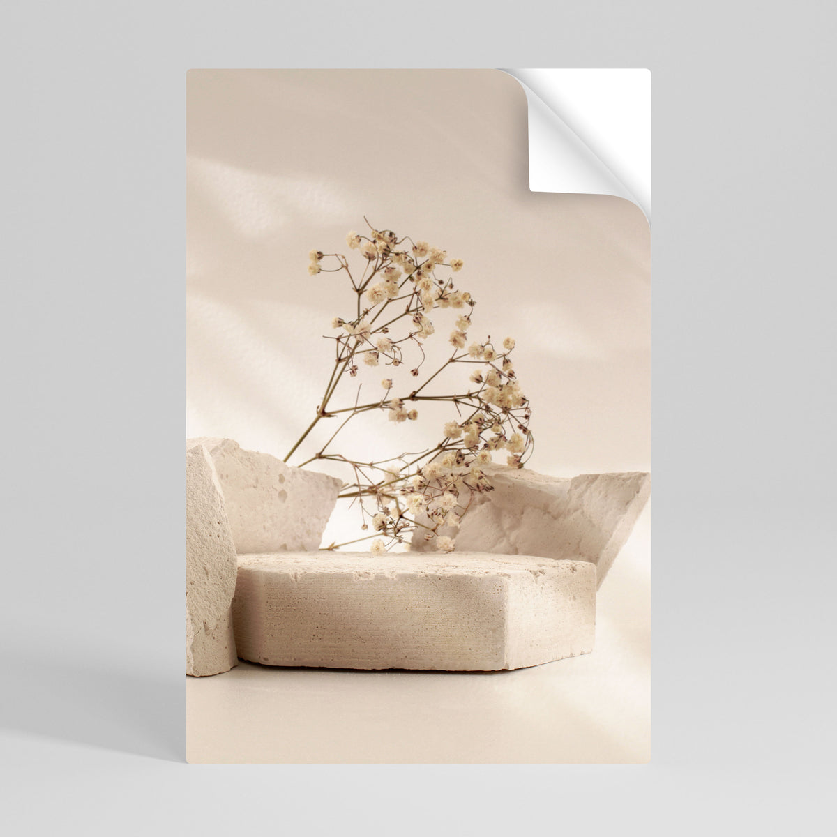 ELEGANT EMBERS Selbstklebendes Poster - Hochformat
