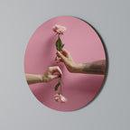 FLORAL CONNECTIONS Runde Wanddekoration Ø 69 cm