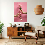 FLORAL CONNECTIONS Peel and Stick Vertical Poster