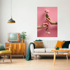 FLORAL CONNECTIONS Peel and Stick Vertical Poster