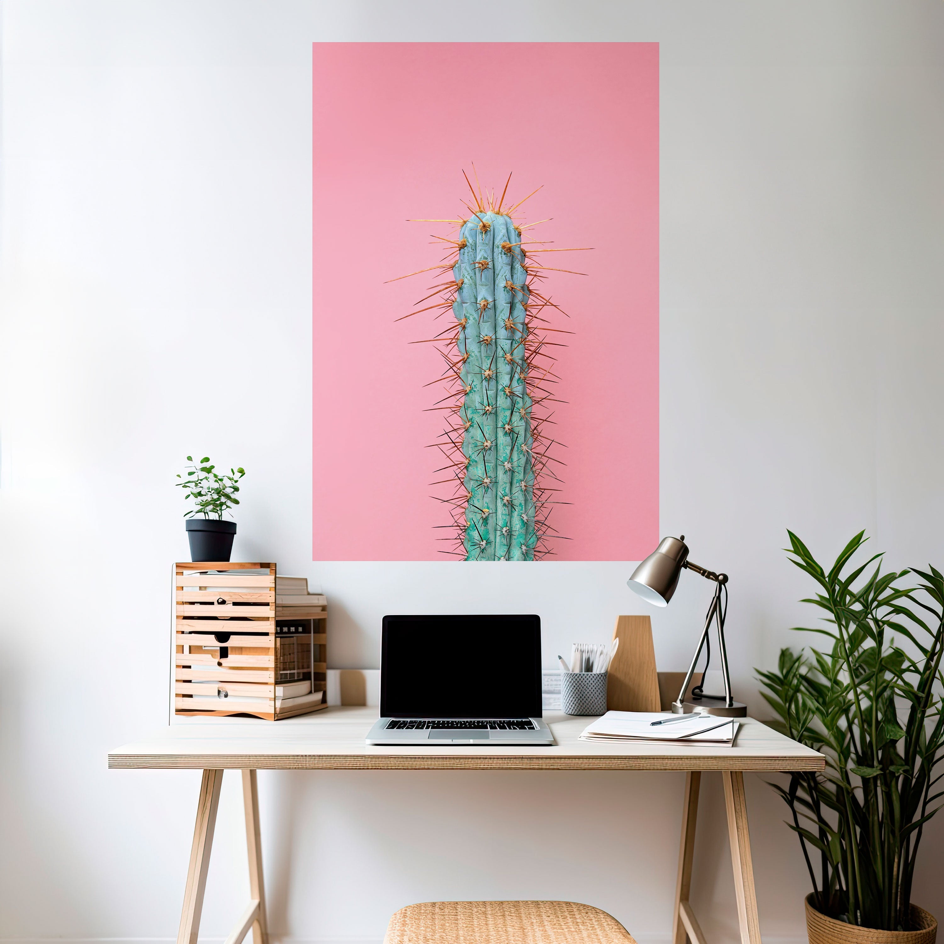 MISTER CACTUS Vertikales Poster zum Abziehen und Aufkleben